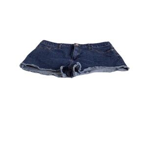 Wild Fable High Rise Frayed Denim Short Pantalon Corto De Tiro Alto in Size 14